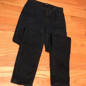 Black high waist stretch skinny jeans
